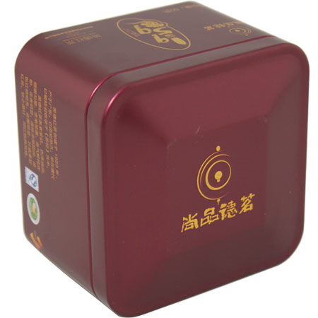 té caja de embalaje del regalo de estaño