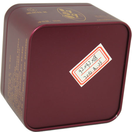 té caja de embalaje del regalo de estaño