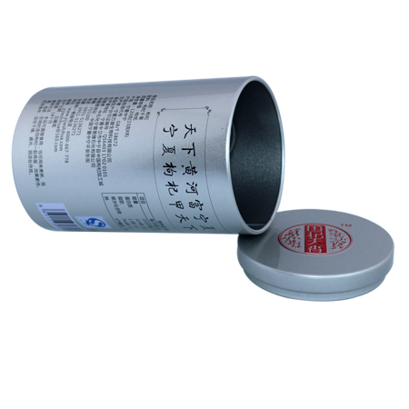 latas de té redondas