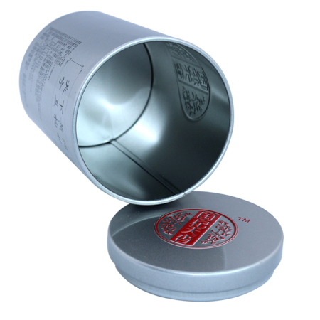 latas de té redondas