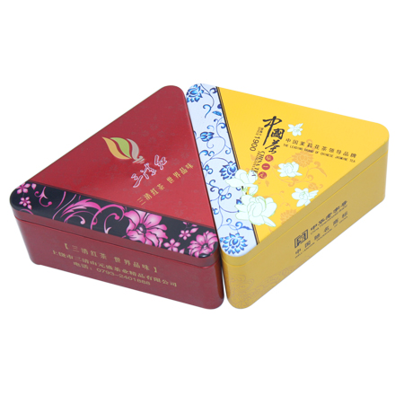 triángulo de embalaje caja de galletas