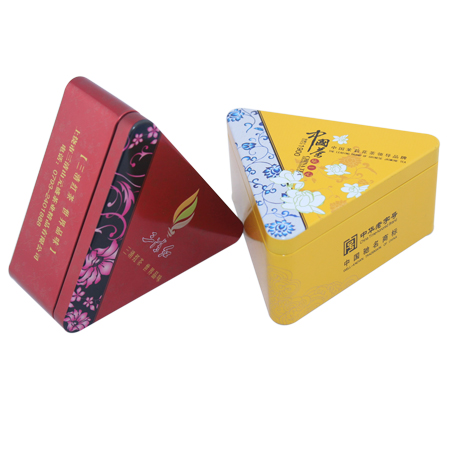 triángulo de embalaje caja de galletas