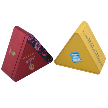 triángulo de embalaje caja de galletas