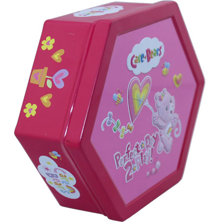 hexágono boda regalo dulces estaño