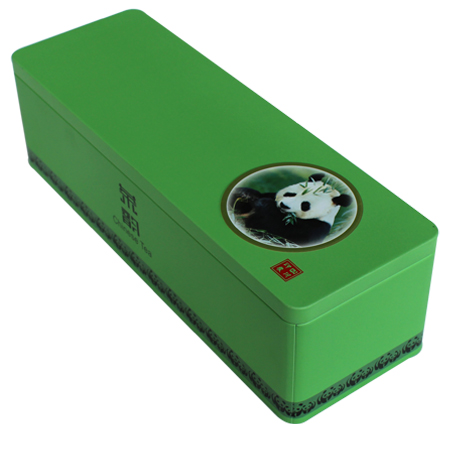 latas de hojalata té rectángulo