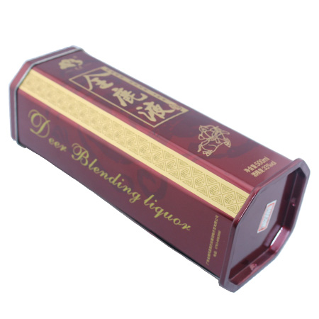 latas de vino blanco octogonales