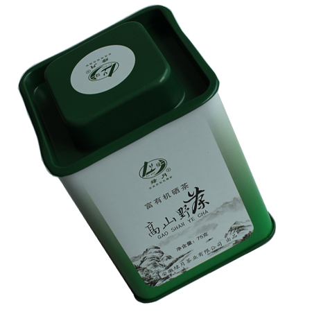 75g latas de té cuadrada