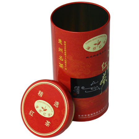 recipiente redondo té negro