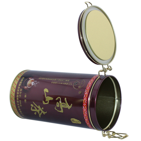 caja de lata carrito de té recta