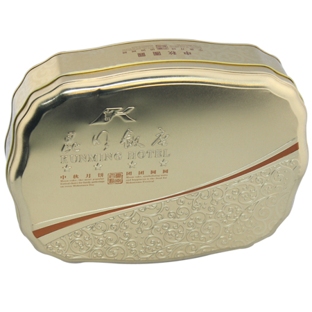 lata de alimentos de grado pastel de luna puede