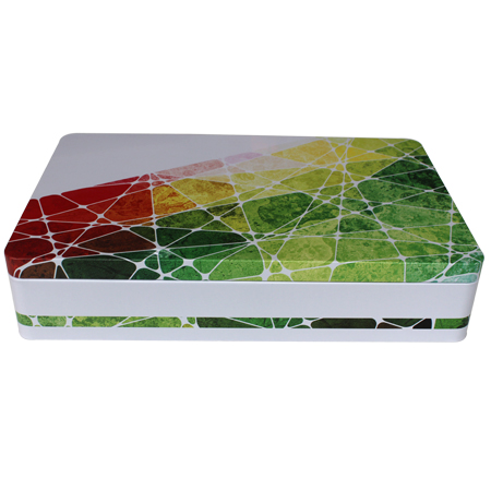 lata rectangular dulces puede