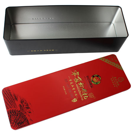 dulces rectangular roja puede