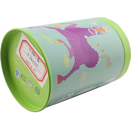 estaño ronda cajas de dulces