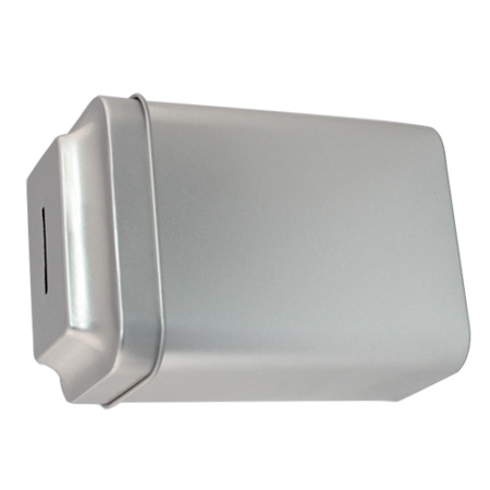 lata rectangular moneda puede