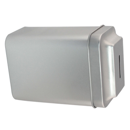 lata rectangular moneda puede