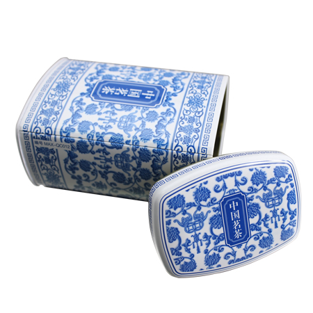 China lata de té de diseño puede