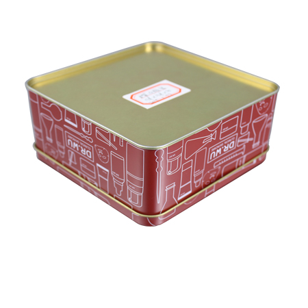 embalaje bandeja cuadrada puede