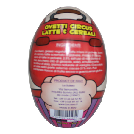 Huevo de Pascua de vacaciones estaño