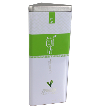 té caja de lata de embalaje única