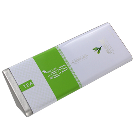 té caja de lata de embalaje única