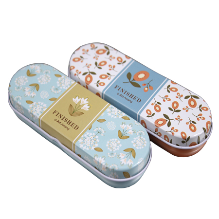 caja de lápices de estaño para el embalaje