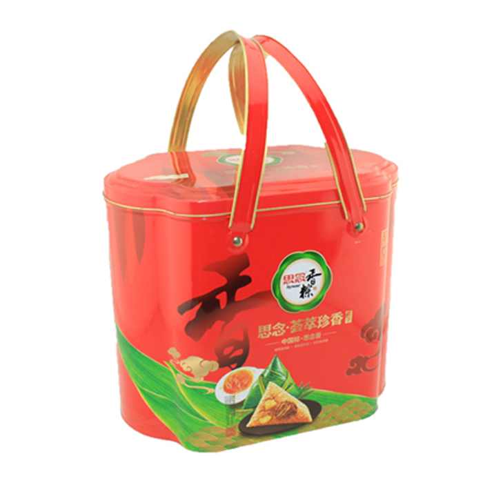 Bisciut tins with handle